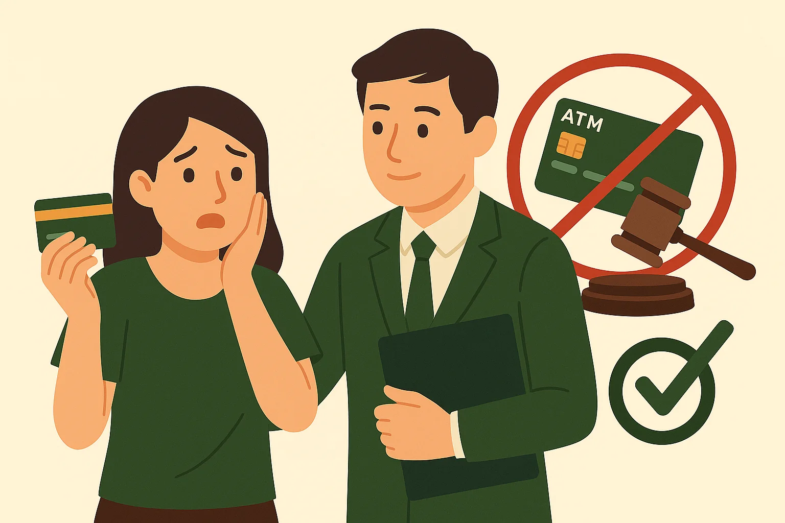 【台中刑事律師成功爭取不起訴】誤信IG抽獎寄出提款卡，女大生險成詐騙共犯！
