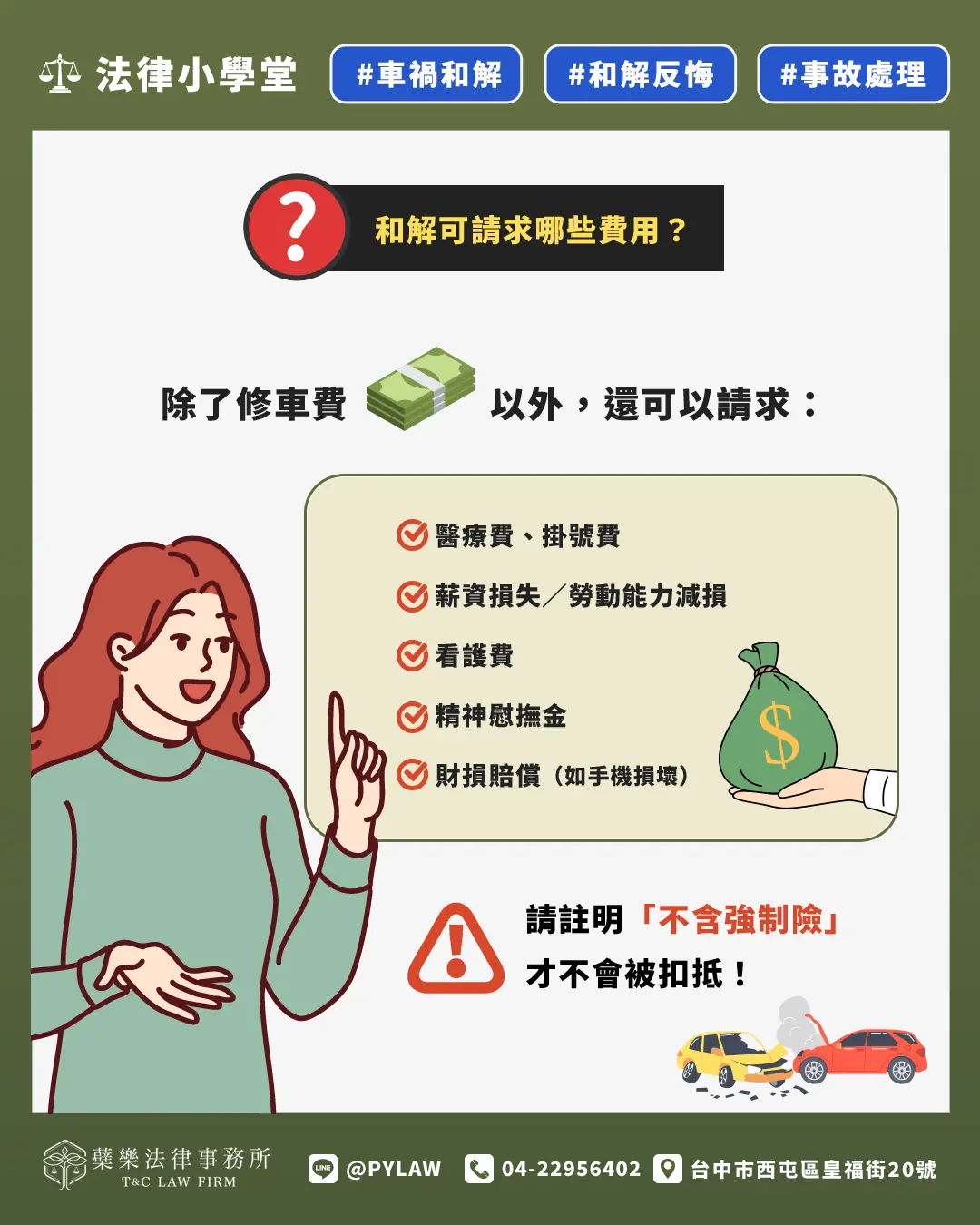 和解可請求哪些費用
